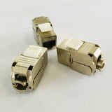 FTP 180 degree Cat6 Keystone Jack Toolless Type