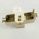 FTP 180 degree Cat6 Keystone Jack Toolless Type